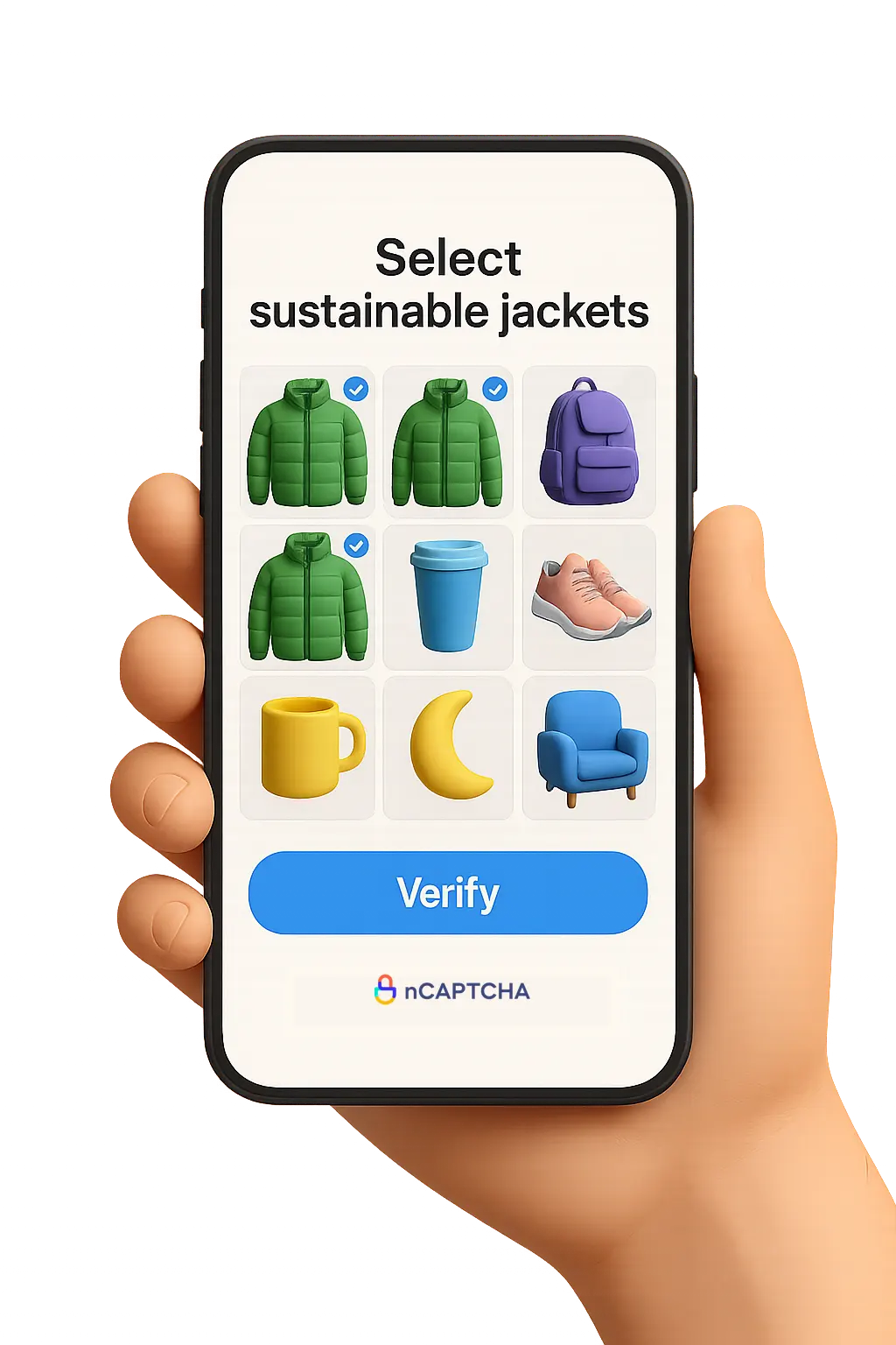 nCAPTCHA example on a website