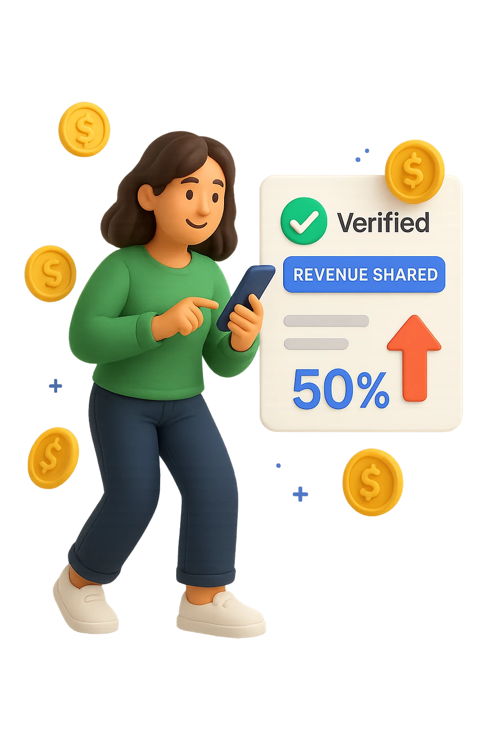 Step 4: Publisher earns revenue